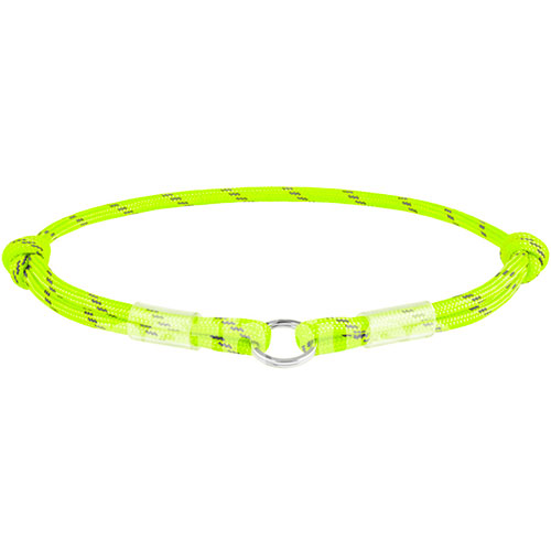 Collar WAUDOG Smart ID Шнурок із паракорду для адресника, світловідбивний, жовтий
