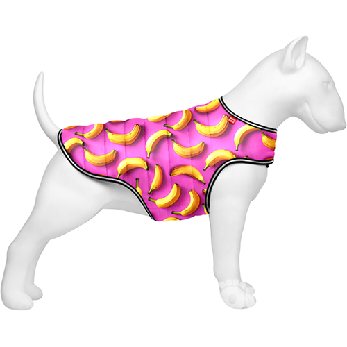 Collar WAUDOG Clothes Курточка-накидка "Бананы на розовом" для собак