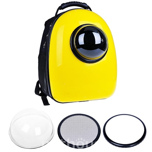 CosmoPet Рюкзак-переноска для собак і котів, жовтий, фото 4