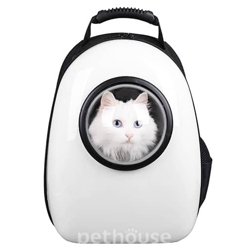 CosmoPet Рюкзак-переноска для собак и кошек, белый, фото 3