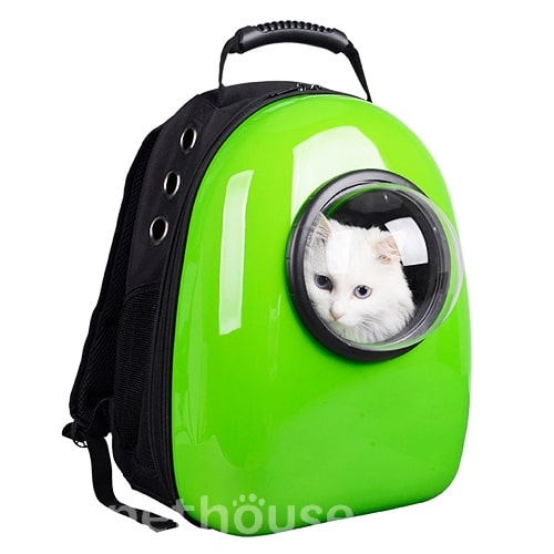 CosmoPet Рюкзак-переноска для собак и кошек, зеленый, фото 2