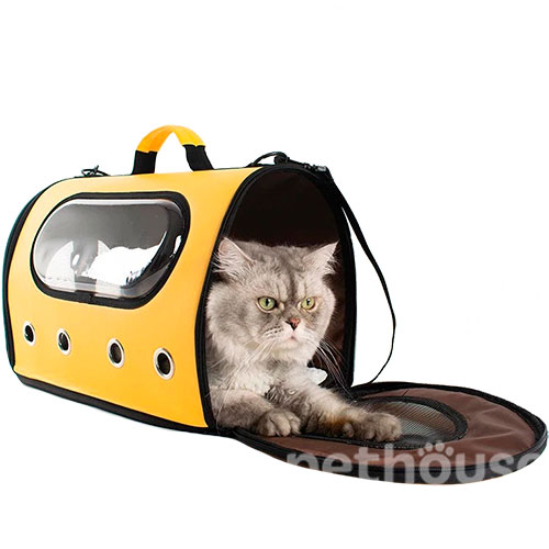 CosmoPet Сумка-переноска для собак і котів, жовта, фото 2