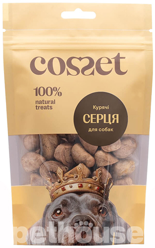 Cosset Ліофілізовані курячі сердечка для собак