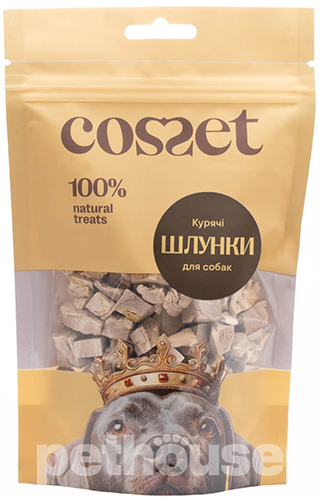 Cosset Лиофилизированные куриные желудки для собак