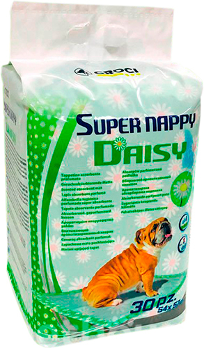 Croci Super Nappy Пелюшки для собак, з ароматом ромашки