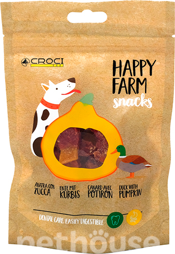Croci Happy Farm Рулетики з качкою та гарбузом для собак