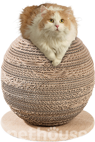 Croci Papercat Sphere Кігтеточка-сфера із картону, фото 2