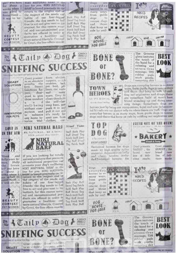 Croci Super Nappy News Paper XL Пеленки для собак с рисунком газеты, фото 2