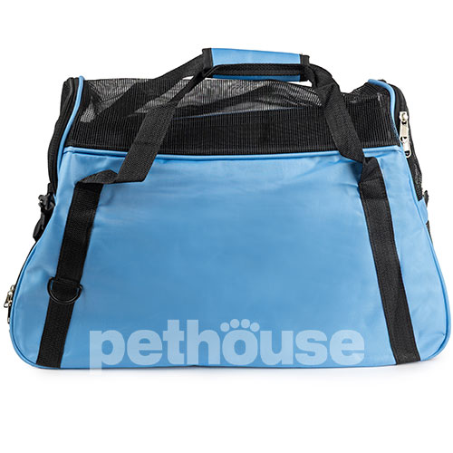 D&M Pets Сумка-переноска Cross-Body для кошек и собак, голубая