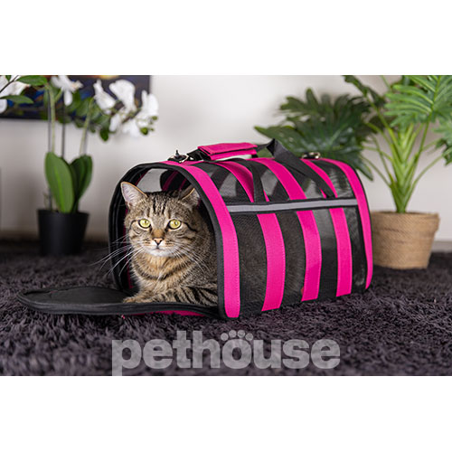 D&M Pets Сумка-переноска Tera для кошек и собак, розовая