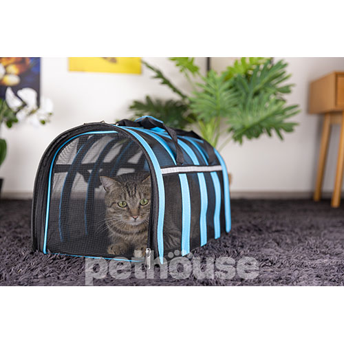 D&M Pets Сумка-переноска Tera для кошек и собак, голубая