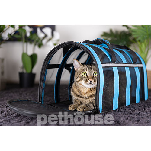 D&M Pets Сумка-переноска Tera для кошек и собак, голубая