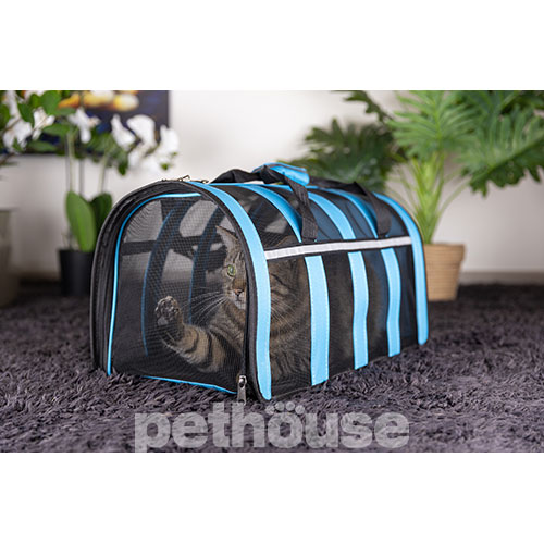 D&M Pets Сумка-переноска Tera для кошек и собак, голубая