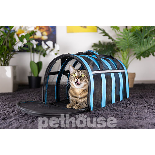 D&M Pets Сумка-переноска Tera для кошек и собак, голубая