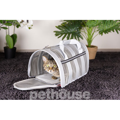D&M Pets Сумка-переноска Tera для кошек и собак, серая