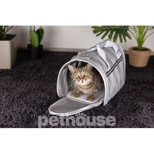 D&M Pets Сумка-переноска Tera для кошек и собак, серая