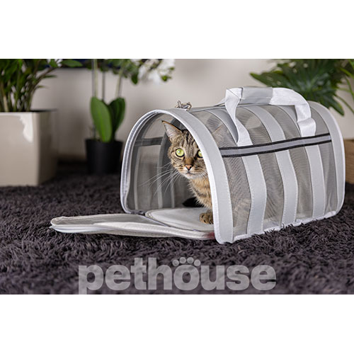 D&M Pets Сумка-переноска Tera для кошек и собак, серая