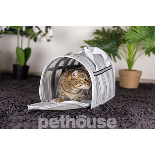 D&M Pets Сумка-переноска Tera для кошек и собак, серая