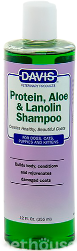 Davis Protein, Aloe & Lanolin Shampoo Шампунь з ланоліном для котів і собак