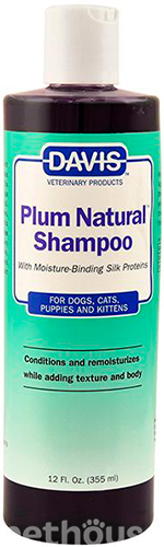 Davis Plum Natural Shampoo Сливовый шампунь с протеинами шелка для кошек и собак