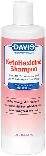 Davis KetoHexidine Shampoo Шампунь для котів і собак при запаленні шкіри