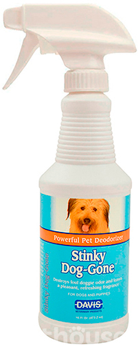 Davis Stinky Dog-Gone Спрей-дезодорант для дорослих собак і цуценят