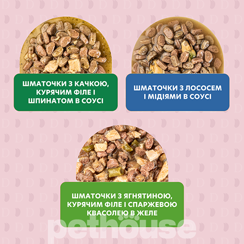 Delickcious Набір №3 вологого корму для дорослих котів Delickcious Набір №3 вологого корму для дорослих котів