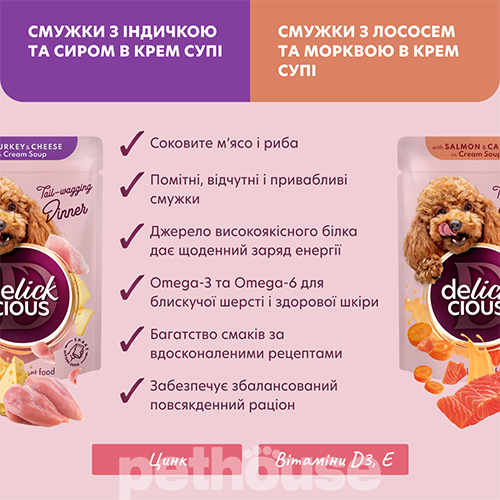 Delickcious Набір №1 вологого корму для дорослих собак