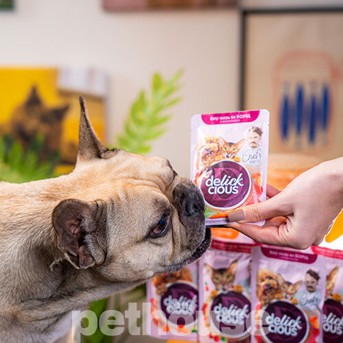 Delickcious Chef's Menu Борщ з яловичиною для котів і собак