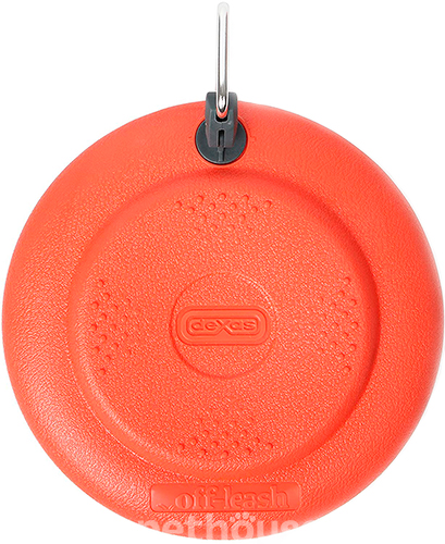 Dexas Off-Leash Frisbee Flyer Летающая тарелка с карабином для собак