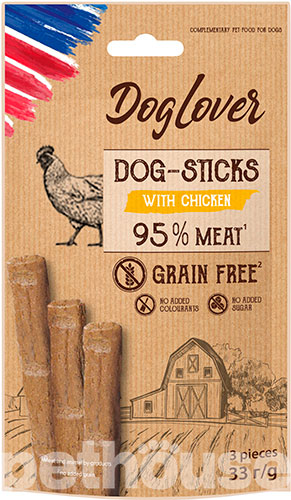 DogLover Sticks Палочки с курицей для собак