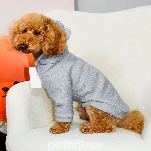 Dogs Bomba Толстовка "Баранчик" для собак, сіра