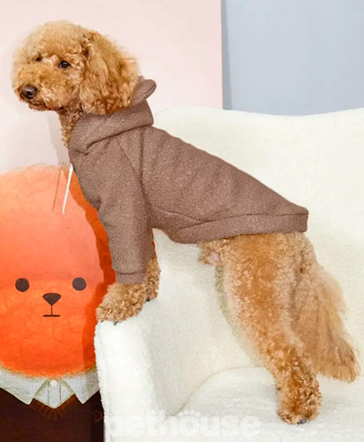 Dogs Bomba Толстовка "Баранчик" для собак, какао