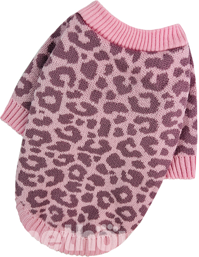 Dogs Bomba В'язаний светр "Лео" для собак, рожевий Dogs Bomba В'язаний светр "Лео" для собак, рожевий