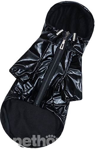 Dogs Bomba Дощовик "Вініл" для собак, чорний Dogs Bomba Дощовик "Вініл" для собак, чорний