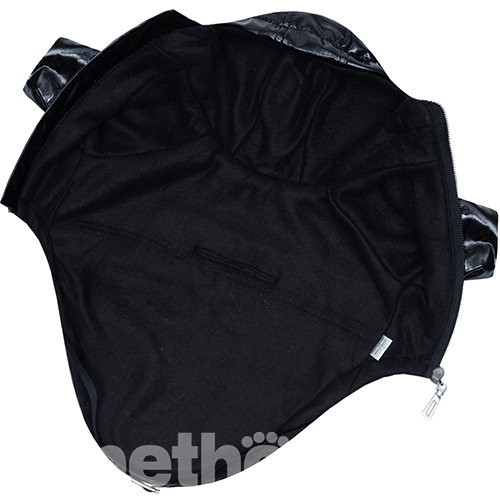 Dogs Bomba Дощовик "Вініл" для собак, чорний Dogs Bomba Дощовик "Вініл" для собак, чорний