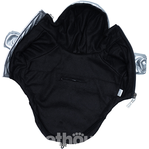 Dogs Bomba Дощовик "Вініл" для собак, срібний Dogs Bomba Дощовик "Вініл" для собак, срібний