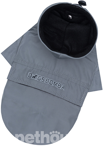 Dogs Bomba Дощовик-куртка для собак, графітовий Dogs Bomba Дощовик-куртка для собак, графітовий