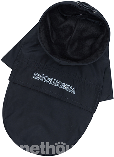 Dogs Bomba Дощовик-куртка для собак, чорний Dogs Bomba Дощовик-куртка для собак, чорний
