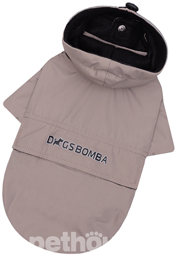 Dogs Bomba Дощовик-куртка для собак, бежевий Dogs Bomba Дощовик-куртка для собак, бежевий