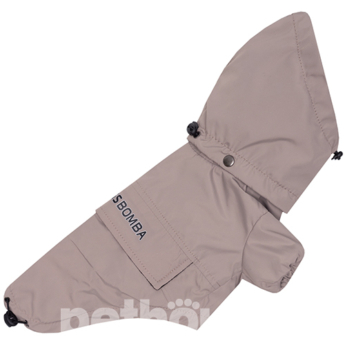 Dogs Bomba Дощовик-куртка для собак, бежевий Dogs Bomba Дощовик-куртка для собак, бежевий