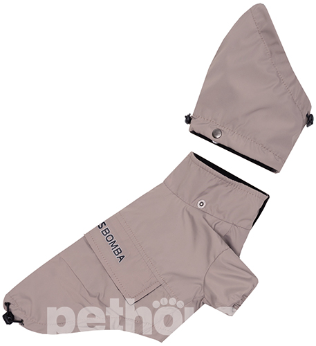 Dogs Bomba Дощовик-куртка для собак, бежевий Dogs Bomba Дощовик-куртка для собак, бежевий