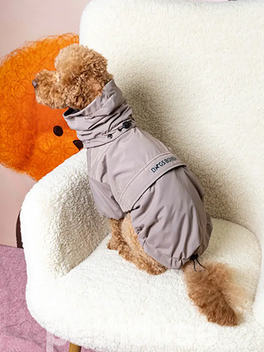 Dogs Bomba Дощовик-куртка для собак, бежевий Dogs Bomba Дощовик-куртка для собак, бежевий