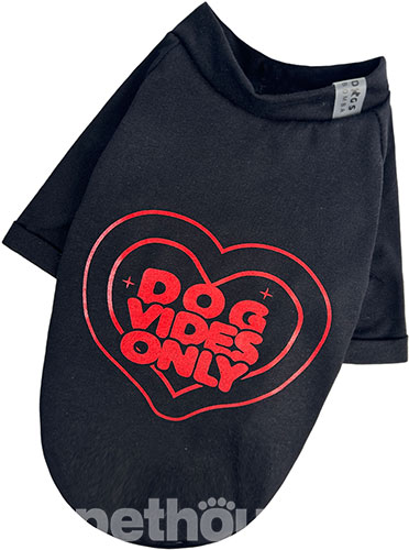 Dogs Bomba Футболка "Dog Vibes" для собак, черная