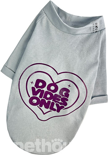 Dogs Bomba Футболка "Dog Vibes" для собак, сіра Dogs Bomba Футболка "Dog Vibes" для собак, сіра