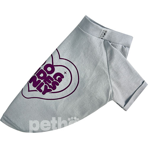 Dogs Bomba Футболка "Dog Vibes" для собак, сіра Dogs Bomba Футболка "Dog Vibes" для собак, сіра