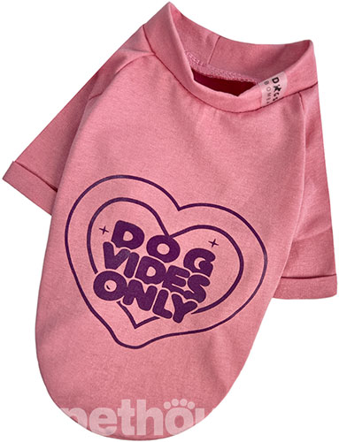 Dogs Bomba Футболка "Dog Vibes" для собак, пудрова