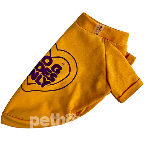 Dogs Bomba Футболка "Dog Vibes" для собак, жовта Dogs Bomba Футболка "Dog Vibes" для собак, жовта