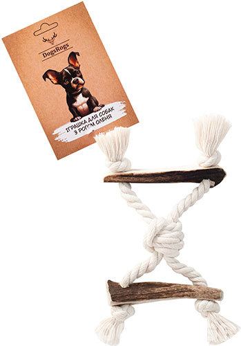 DogsRogs Іграшка з рогом оленя для собак (BostonS)