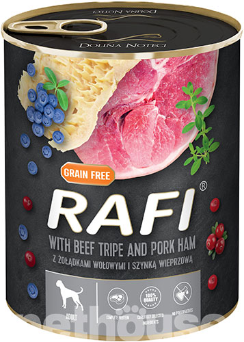 Dolina Noteci Rafi Cans Adult with Beef tripe and Pork ham